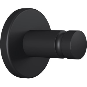 Tesa Handtuchhaken Moon Schwarz Matt inkl. Klebelösung