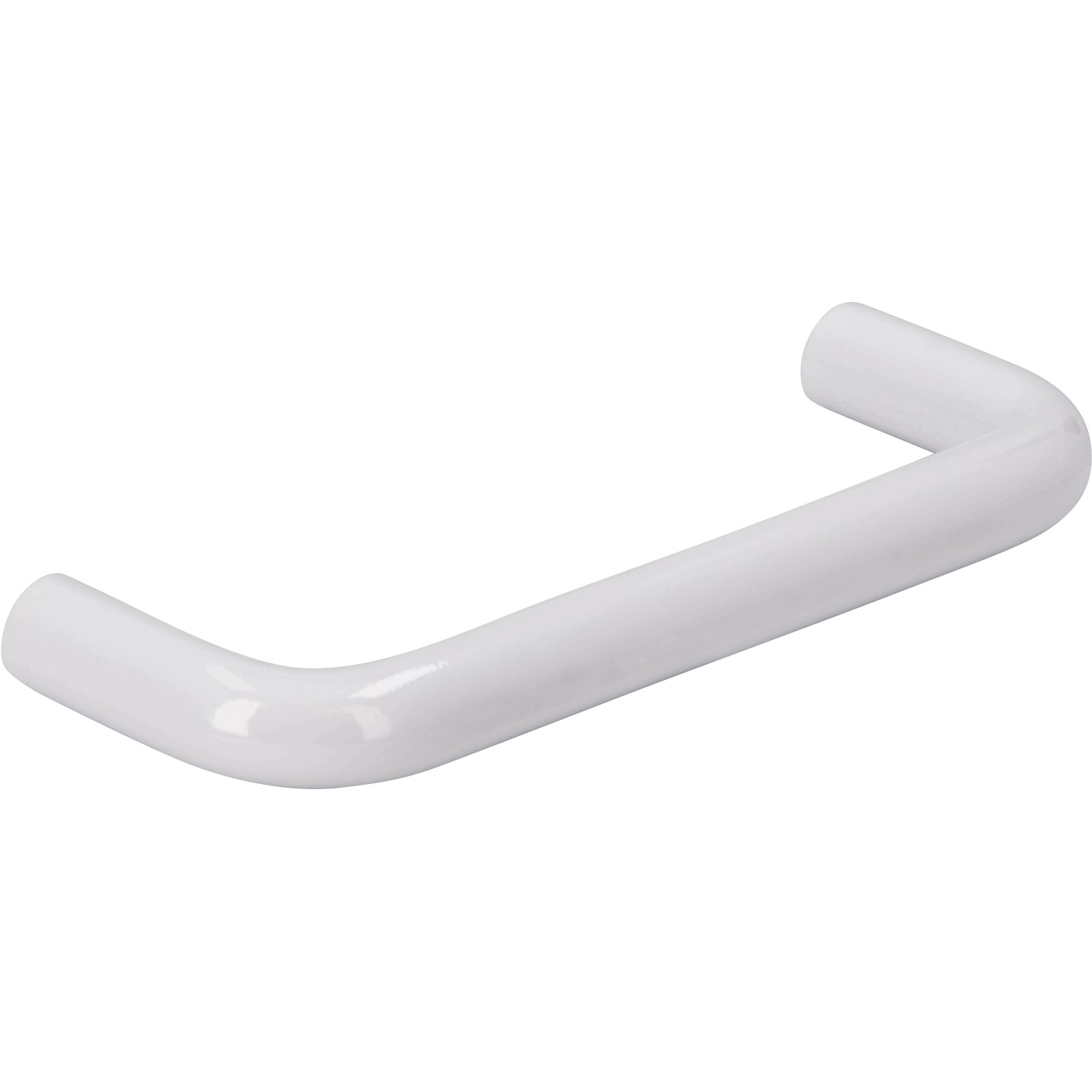 Weißer Möbelgriff 6211A aus Metall für Schränke und Schubladen.