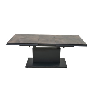 Siena Garden Lifttisch Talina, ausziehbar, HPL Titan, höhenverstellbar.