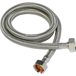 Flexibler LUX Armaturen-Verbindungsschlauch, 1000 mm lang, mit G 3/8 Anschlüssen.