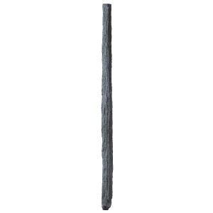 Schwarze Schiefer-Palisade (200cm) mit gesägtem Ende für Garten-Einfassungen.