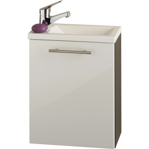 Posseik Waschplatz 40 cm Alexo Anthrazit-Weiß 2-teilig