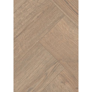 Egger NatureSense Laminat in Braun, Fischgrätmuster. Laminatboden in Eichenoptik.