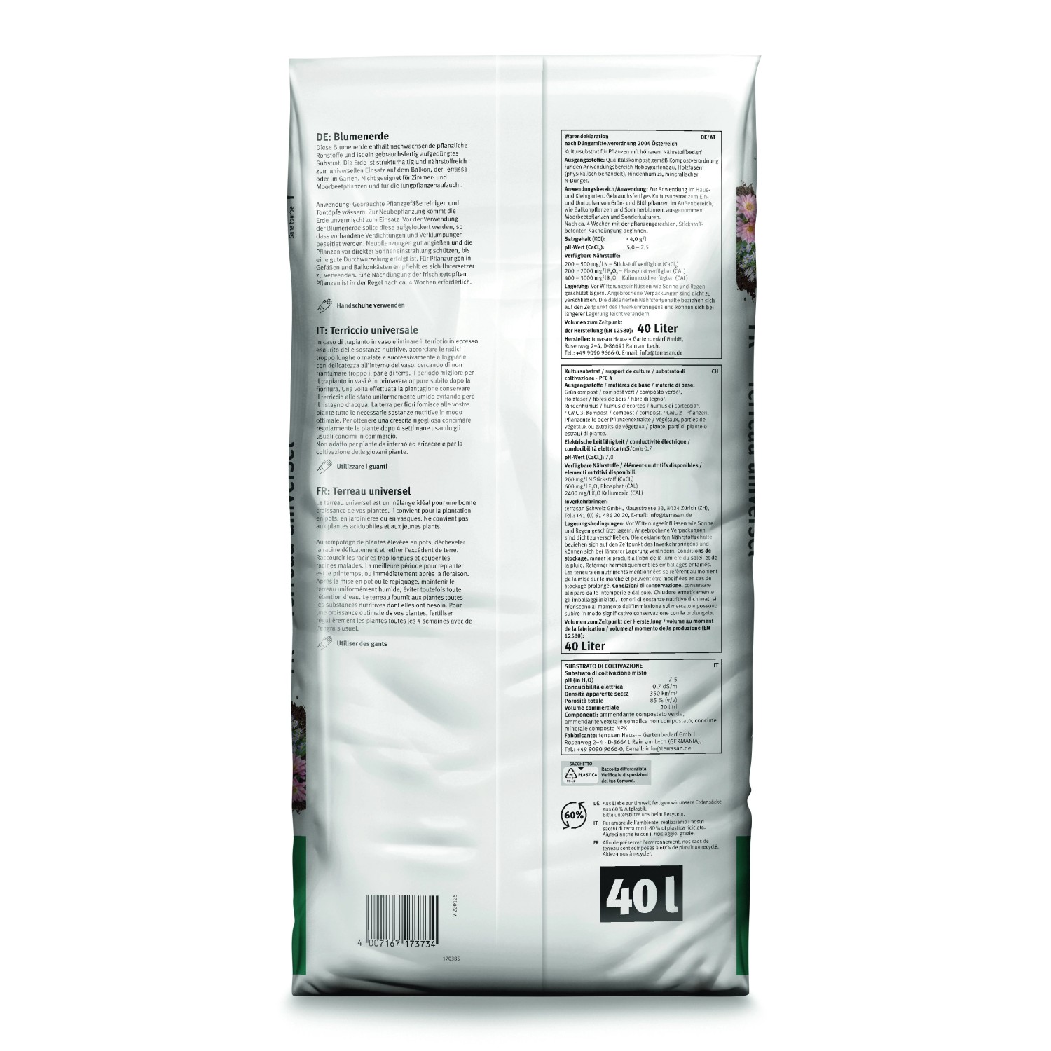 Blumenerde Torffrei 40 l kaufen bei OBI