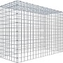 Gabiona Anbaukorb Typ 3, 70x100x40 cm, Maschenweite 5x5 cm, aus verzinktem Drahtgitter.