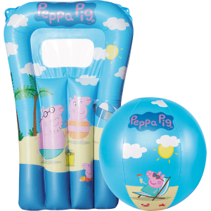 Happy People Peppa Pig Strandset inkl. Wasserball und Kindermatratze