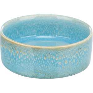 Blauer Trixie Hundenapf aus Keramik, Ø 13 cm, 0,4 l.