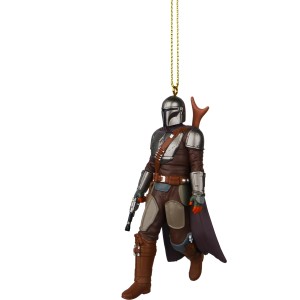 Star Wars Mandalorian Weihnachtsanhänger, 3D Figur für den Weihnachtsbaum.