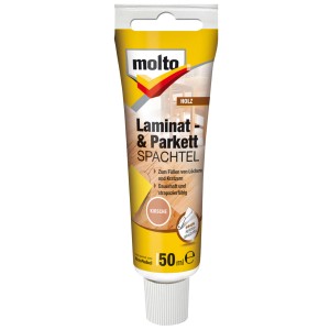 Molto Laminat- & Parkettspachtel Kirsche, 50ml Tube zum Ausbessern von Holzböden.
