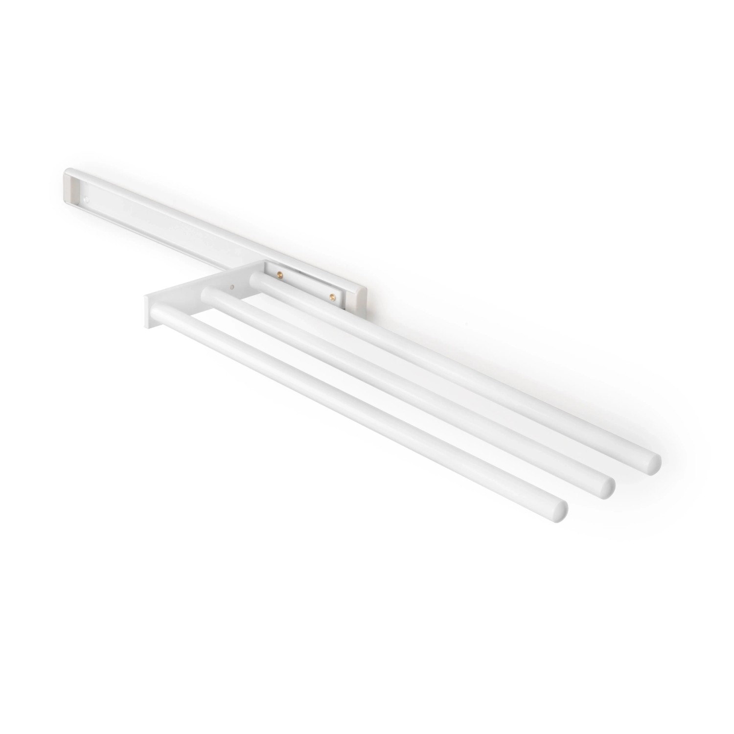 Emuca Handtuchhalter Ausziehbar 2 Arme Aluminium Matt Eloxiert_3