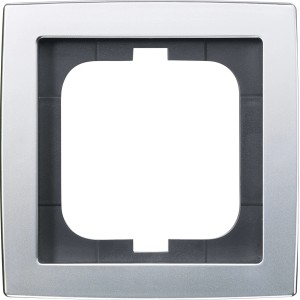 Busch-Jaeger Abdeckrahmen Solo, 1-fach, Chrom für Schalter und Steckdosen.
