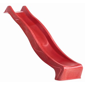 Rote Rutsche für Karibu Stelzenhaus Frieda Spielturm, Zubehör für Spielplätze.