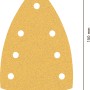 Bosch Expert Schleifblatt C470, 100x150mm, K80, 5er-Pack für Exzenterschleifer.