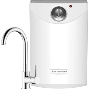 Thermoflow Untertischspeicher 10L mit Niederdruckarmatur Ovalis, Warmwasserspeicher Set.