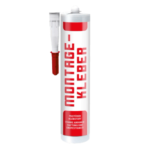 MEM Montage-Kleber, 450g, Weiß. Klebstoff für Innen- und Außenbereich mit starker Haftung.