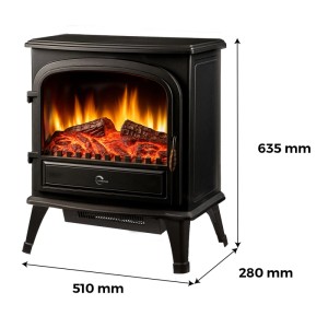 Sannover Elektroofen/-kamin Tamos 2000 W 63,5 x 28 x 51 cm