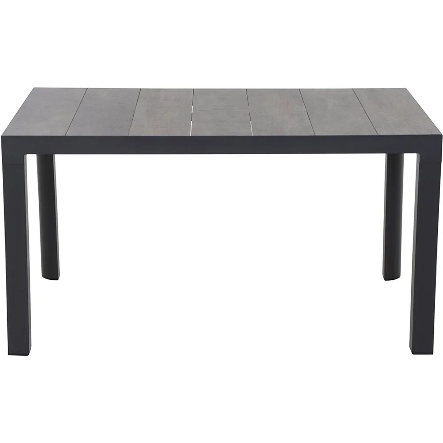 Rechteckiger Siena Garden Gartentisch, Washed Grau, 90x160,5 cm, mit Aluminiumgestell und Keramik-Tischplatte.
