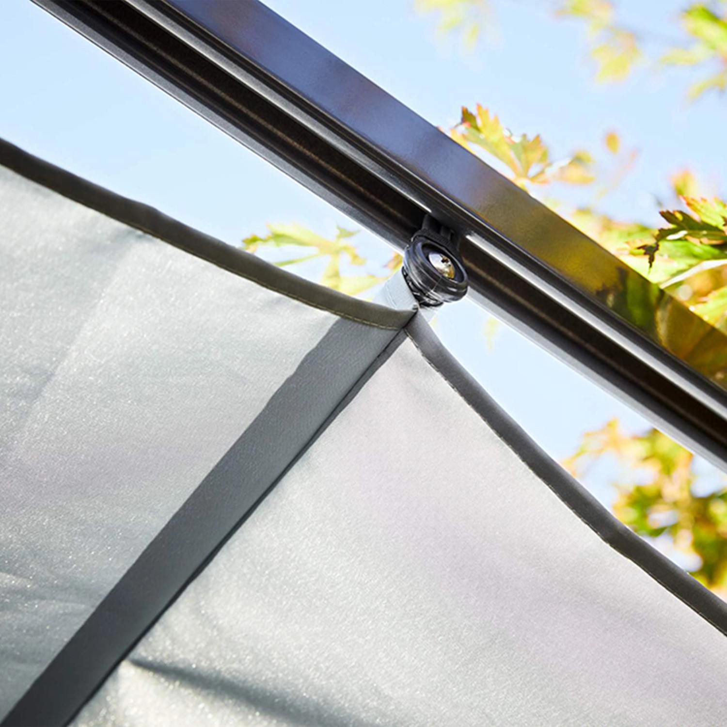 Pavillon Texhoma Grau 300 cm x 300 cm kaufen bei OBI