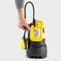 Kärcher SP 16.000 Flood Box Schmutzwasser-Tauchpumpe, gelb/schwarz, mit Schwimmerschalter.
