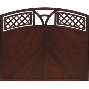 Sichtschutzzaun Toulon 135/150 cm x 180 cm Braun