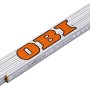 Zollstock aus Holz, 2 Meter, mit OBI Logo, für Messarbeiten.