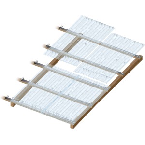 Transparente Makro Profilplatte Trapez 200x104 cm für Kunststoffbedachung.