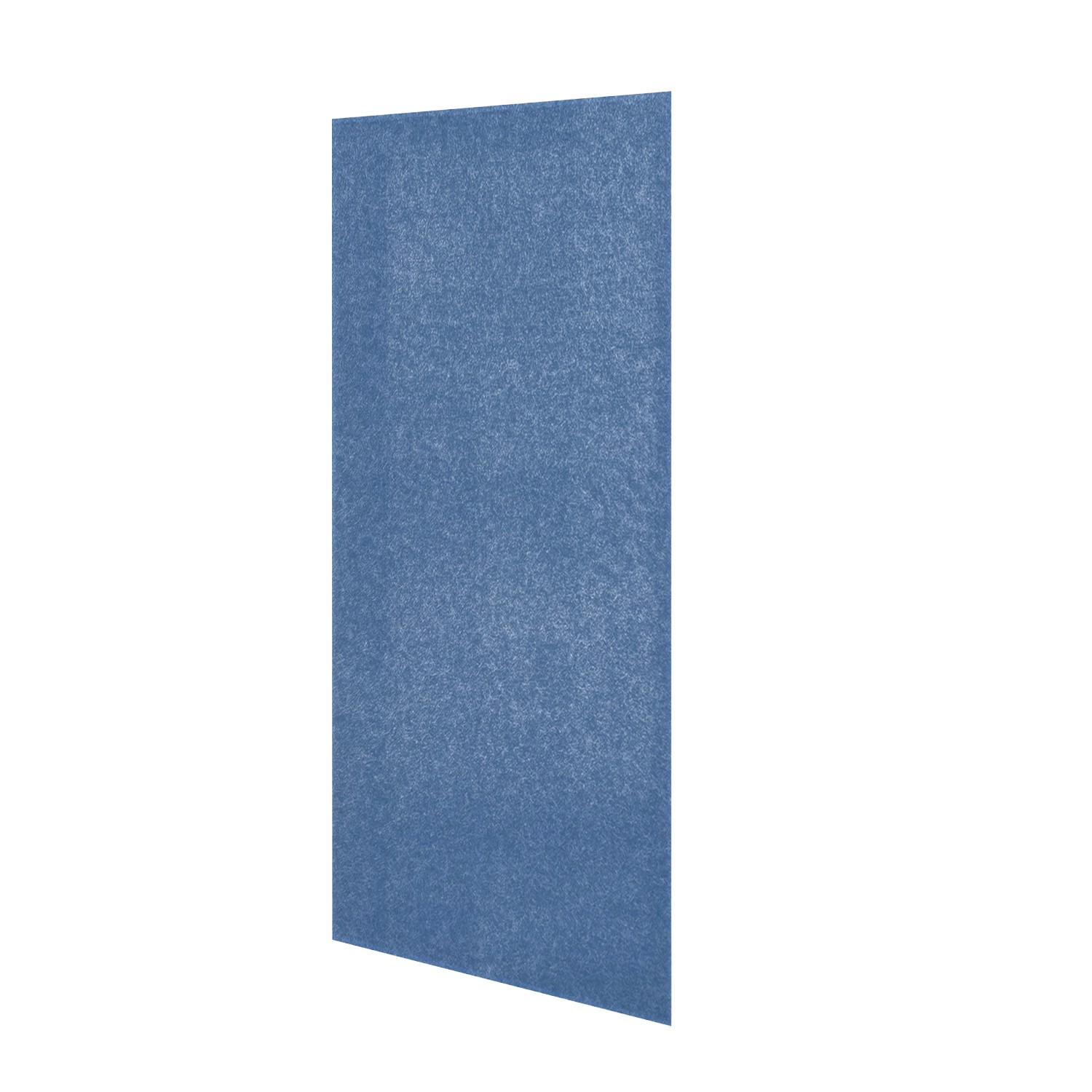 Jangal Wandpaneel Modular Wall Blue Ocean, blaues Filzpaneel mit gefasten Kanten für moderne Wandgestaltung.