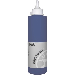 Lukas Cryl Terzia Acrylfarbe 500ml, Kobaltblau (imit.). Studien-Qualität für Künstler.