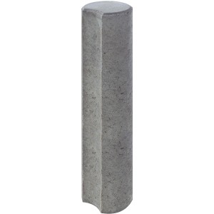 Diephaus Klein Palisade, grau, 80x15 cm, zur Garteneinfassung und Gestaltung.