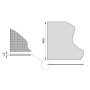 Emuca Antirutschmatte für Schublade Textileffekt Länge 20m x 480mm Kunststoff Grau_4