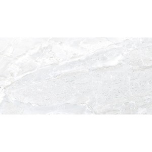 Bodenfliese Prisma Light Keramik Grey, 30x60 cm, Marmoroptik für Bad und Wohnbereich.