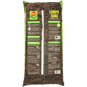 Sack Compo Sana Rasenerde, 40 Liter, zur Rasenregeneration und -neuanlage.