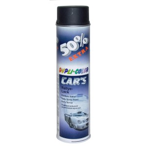 Dupli-Color Cars Rallye-Lack Spray, Schwarz Matt, 600ml Dose für Lackreparatur.