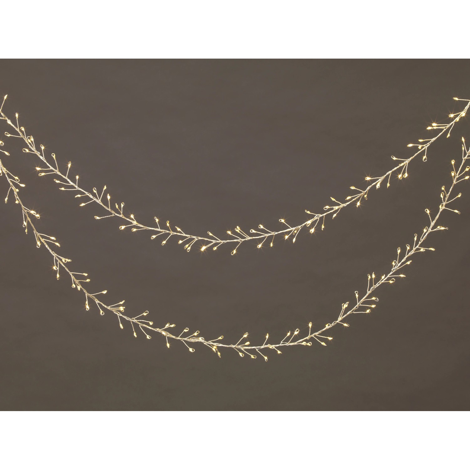 LED-Draht-Büschellichterkette 240 LEDs Warmweiß Transparentes Kabel 7,4 m kaufen bei OBI