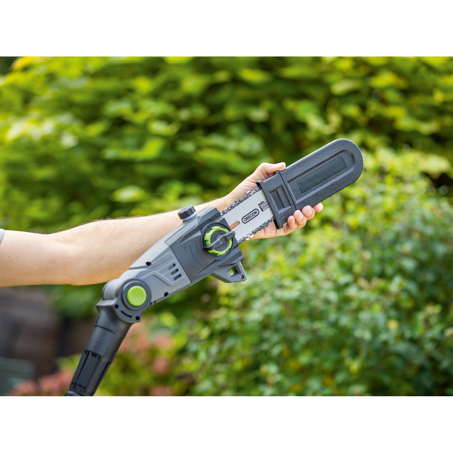 LUXTOOLS 2in1 AkkuTeleskopHeckenschere & Astsäge AHS20/41T Set