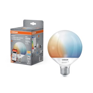 Osram LED-Leuchtmittel E27 Globeform G95 Dimmbar 9,5 W 1.521 lm 14 x 9,5 cm