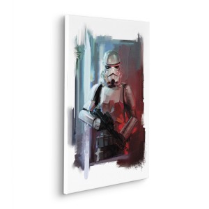 Komar Keilrahmenbild Star Wars Stormtrooper Painting Blau