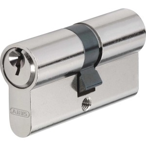 Abus Profilzylinder E50N 30/35 Nickel, 5-Stift Zylinder für einfache Sicherheitssysteme.