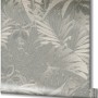 Marburg Vliestapete Botanica Floral Platin, Tapete mit floralem Muster in Platin.