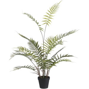Grüner Mica Decorations Farn Adiantum im Topf, 91 cm hoch, Kunstpflanze für Innenräume.