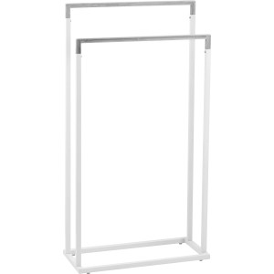 Handtuchhalter Bambus weiß