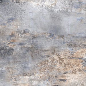 Blaue Feinsteinzeug Bodenfliese, 60x60 cm, mit polierter Marmor Optik für Innenräume.