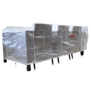 Jet-Line Abdeckplane Palermo 320 x 130 x 80 cm Transparent für Gartenmöbel