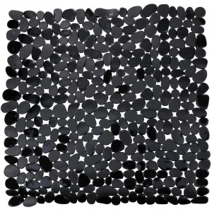 Wenko Duscheinlage Paradise, 54x54 cm, schwarz, mit Anti-Rutsch-Struktur für mehr Sicherheit in der Dusche.