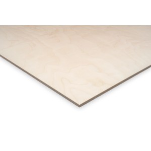 Helle Holzplatte für Möbelbau und Regale.