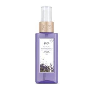 ipuro ESSENTIALS Raumduft Lavender Touch, 120ml Flasche mit Lavendel-Motiv.