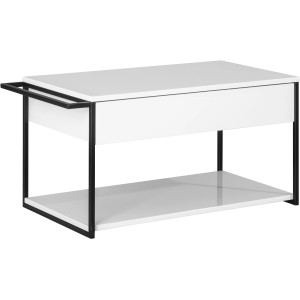 Fackelmann Waschbeckenunterschrank New York, weiß, mit Schublade und Ablage.