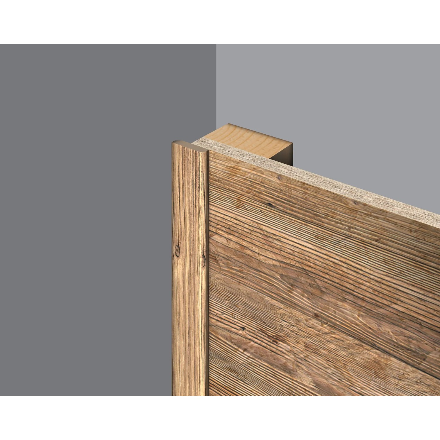 Egger Abdeckleiste Decowall AL001 Namur, Fichte Natur, zur Wandverkleidung und für harmonische Übergänge.