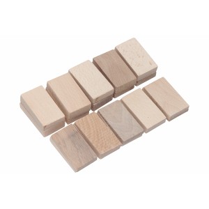 LUX Montagekeile aus Buchenholz, 20 Stück, für vielseitige Anwendungen.