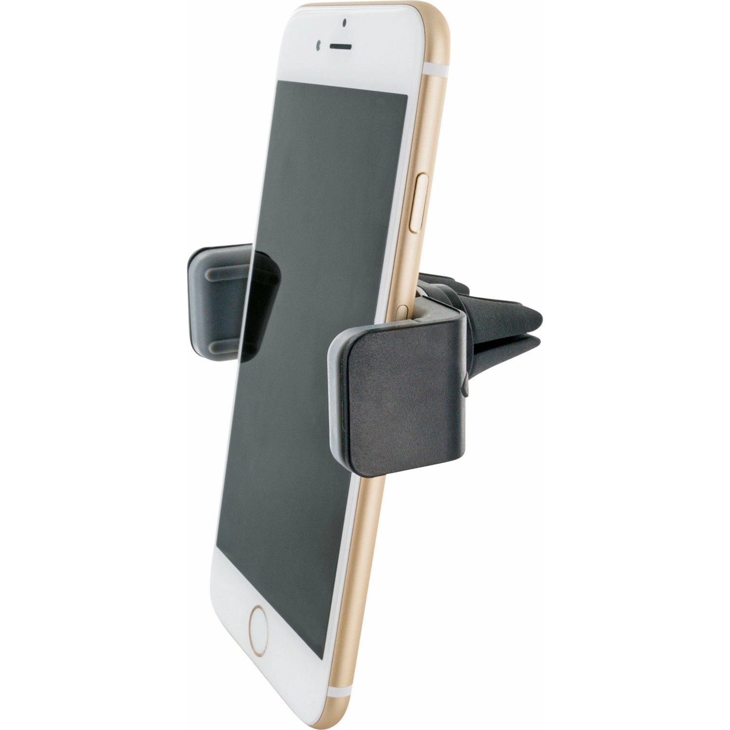 Schwaiger Kfz-Halterung für Smartphone am Lüftungsgitter, schwarz-grau.